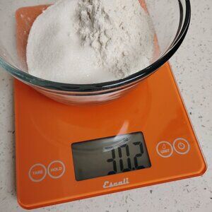 Escali Arti Glass Digital Kitchen Scale in Orange